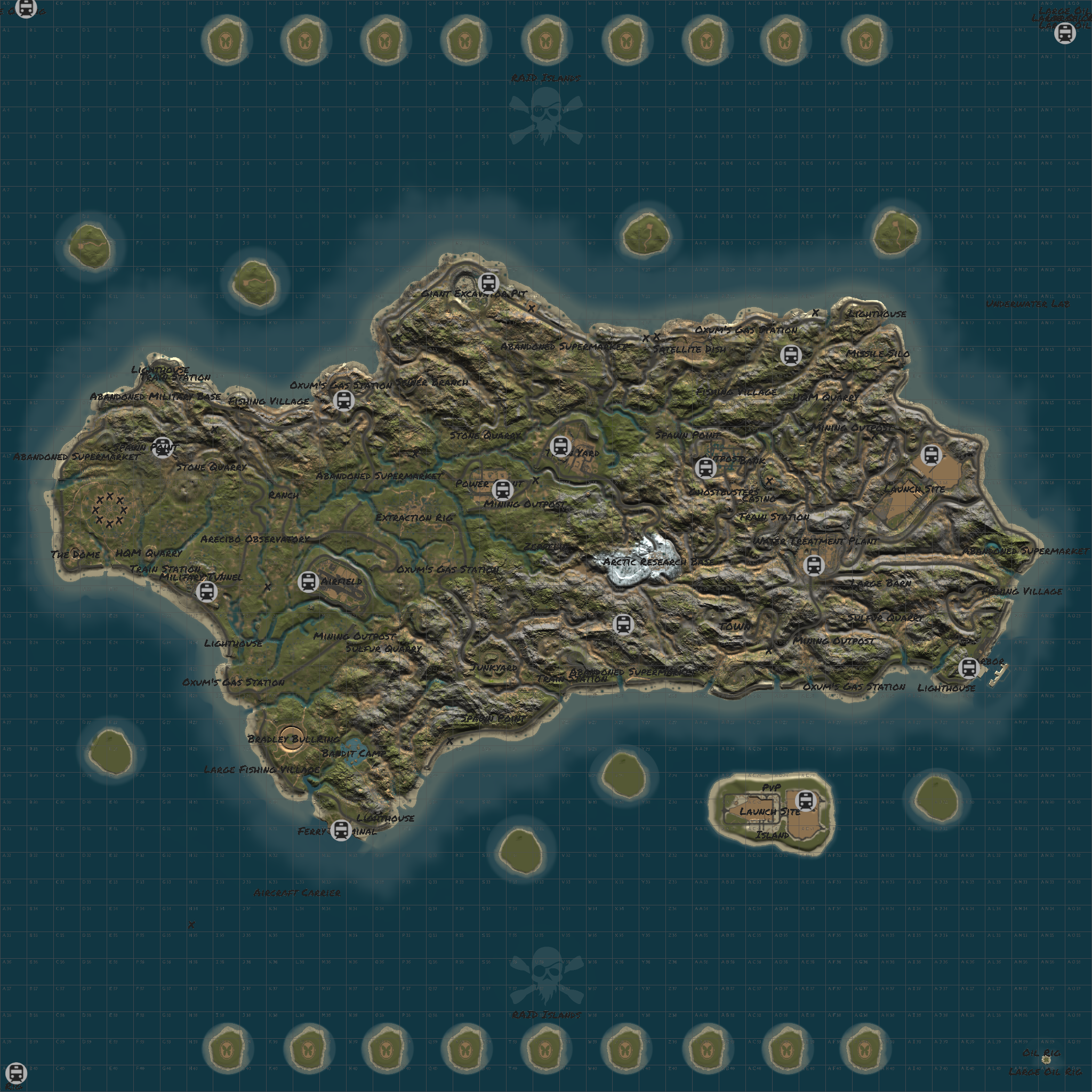 Andalusia Map Tile