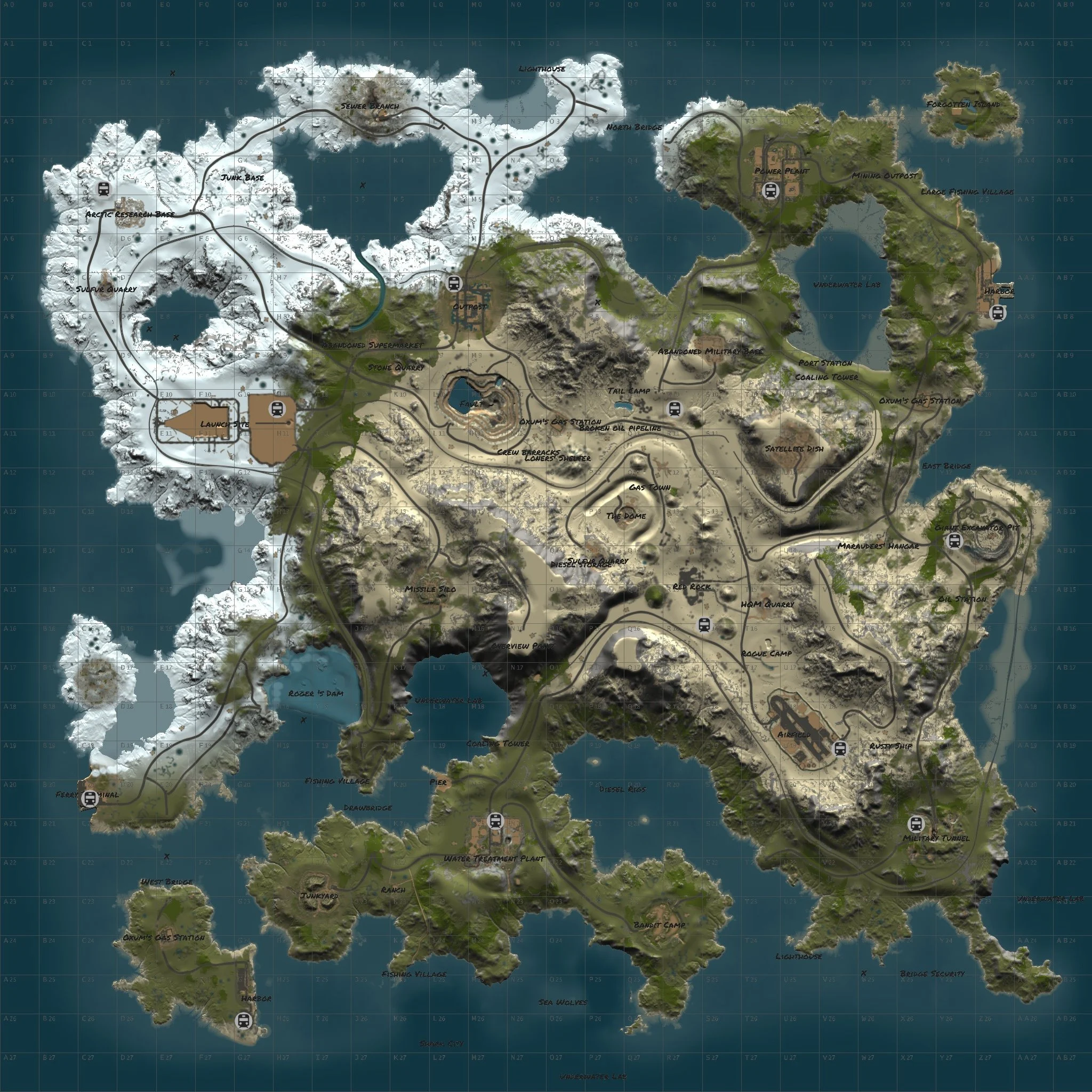 Gasoline Map Tile